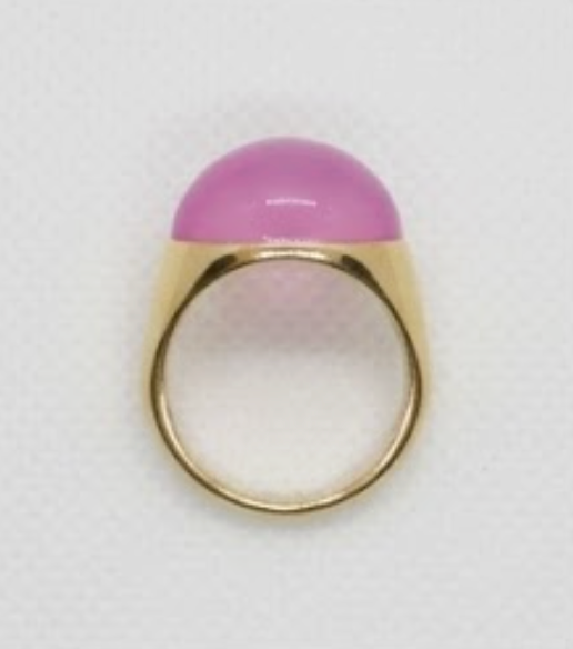 Anillo Cúpula rosa