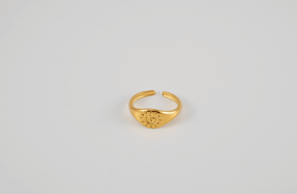 Anillo Solcite dorado - EONIA