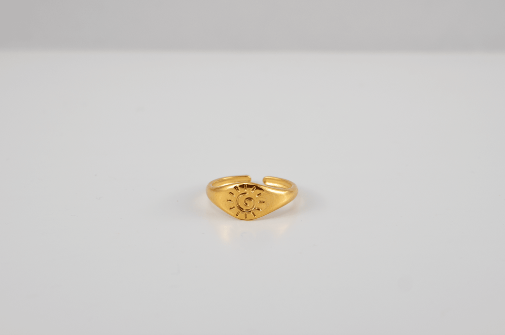 Anillo Solcite dorado - EONIA