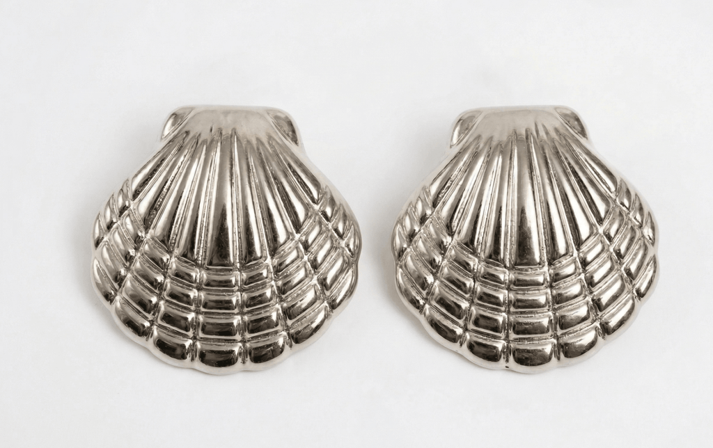 Pendientes Concha plata - EONIA