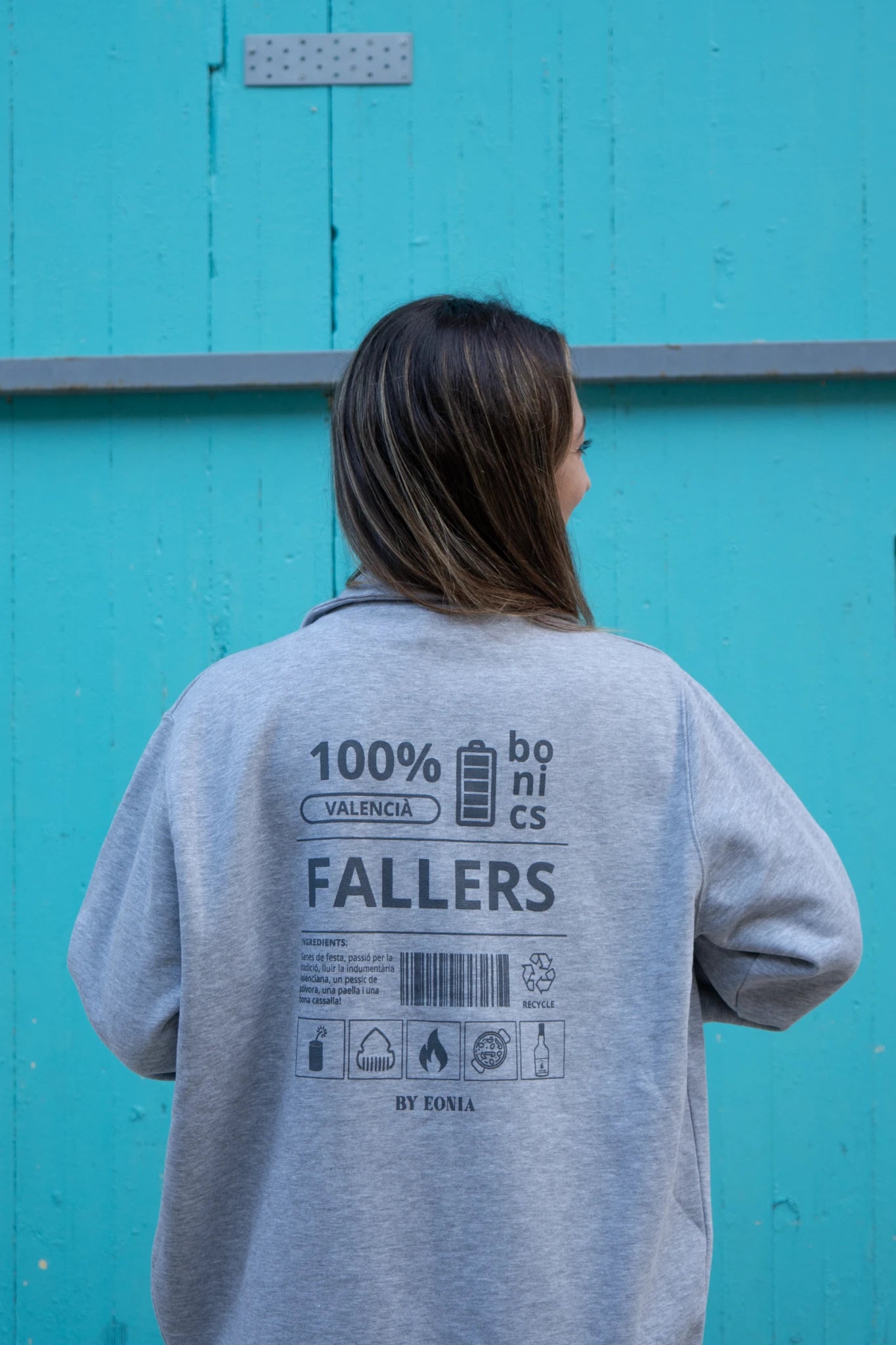 Sudadera Cremallera Fallas - EONIA