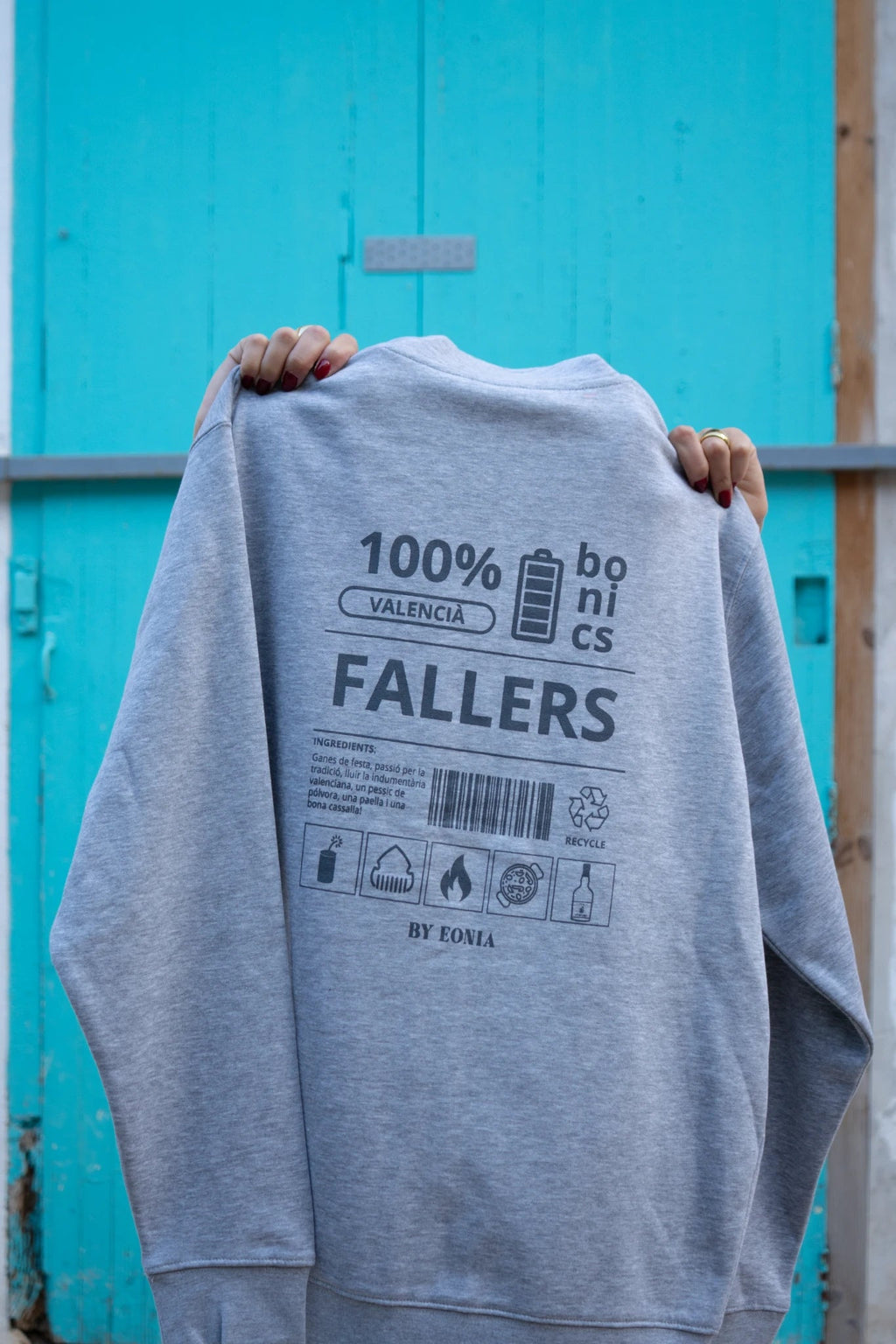 Sudadera Media cremallera fallas - EONIA